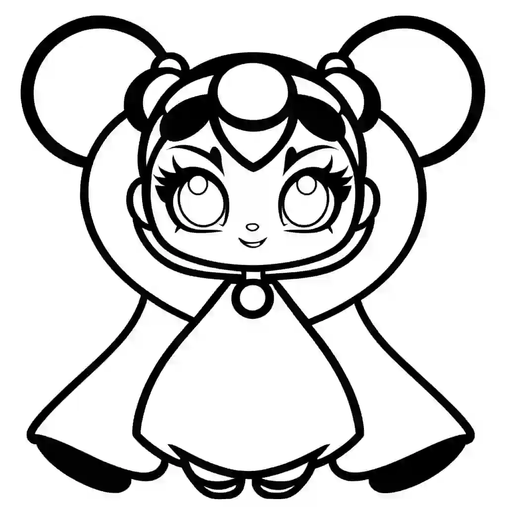 Bubbles (Power Puff Girls) coloring pages